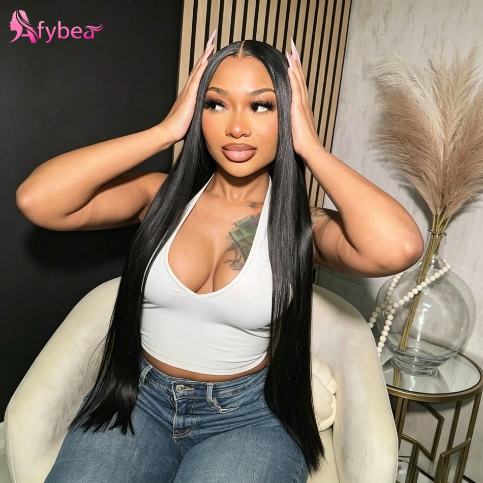 Lace Front Wigs - Pelucas de Cabello Humano Liso Sin