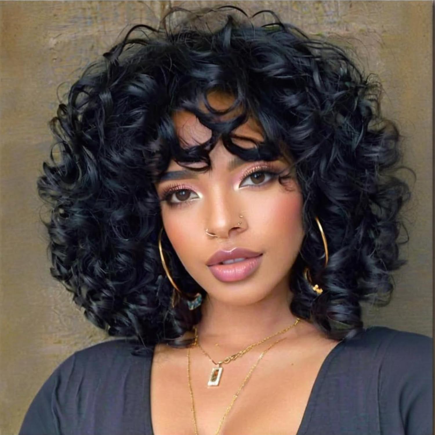 Short Pixie Cut Wig Human Hair Cheap - Pelucas de cabello humano rizado hinchable,