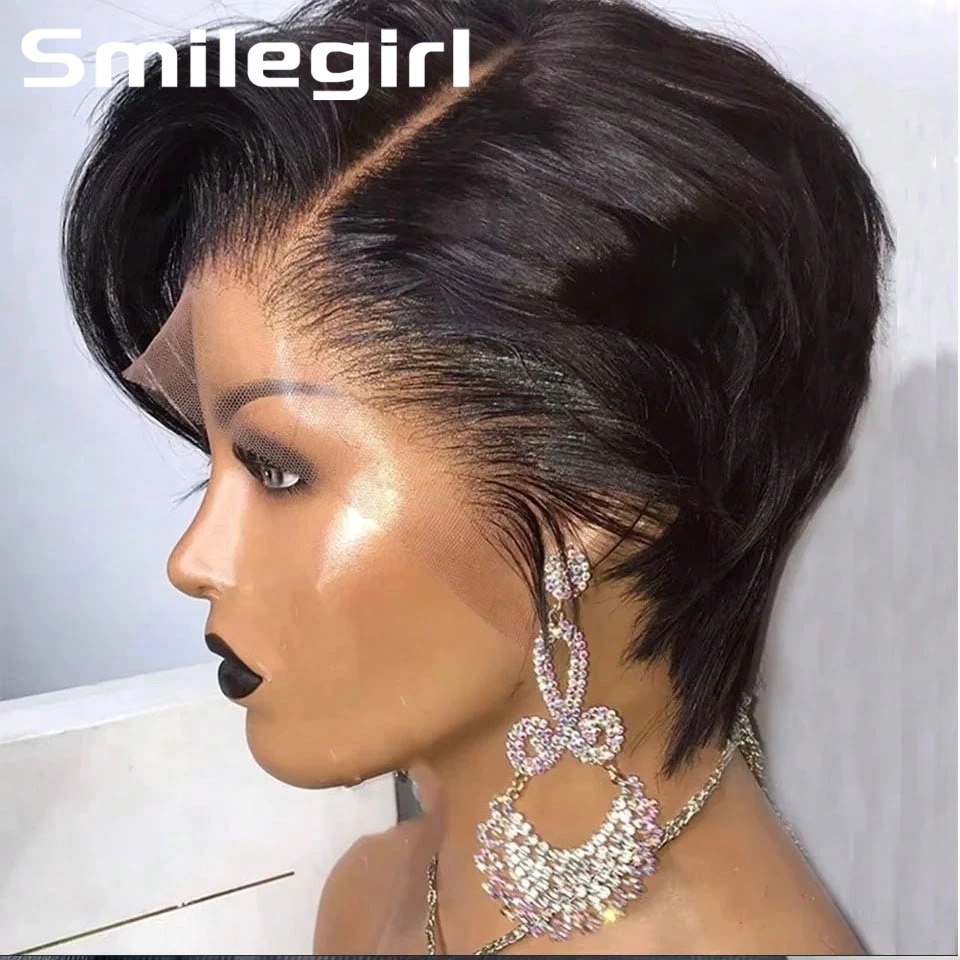 Short Pixie Cut Wig Human Hair Cheap - Peluca corta barata al por mayor,