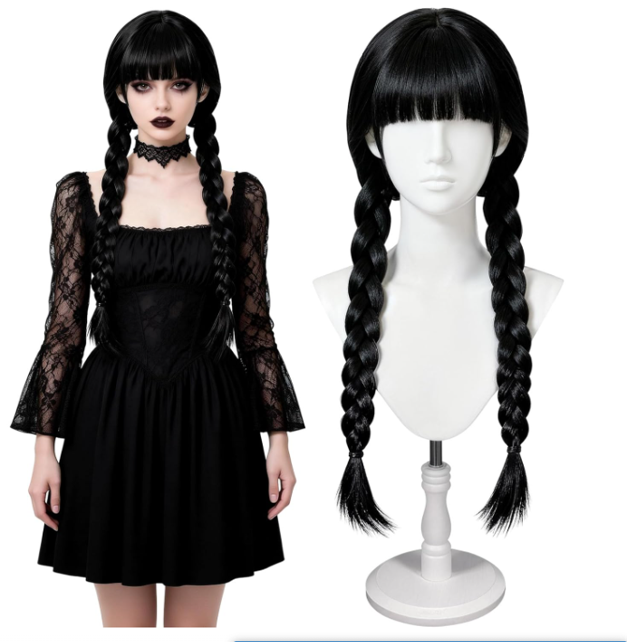 Synthetic Braided Wigs For Black Women - Pelucas largas góticas para Cosplay para