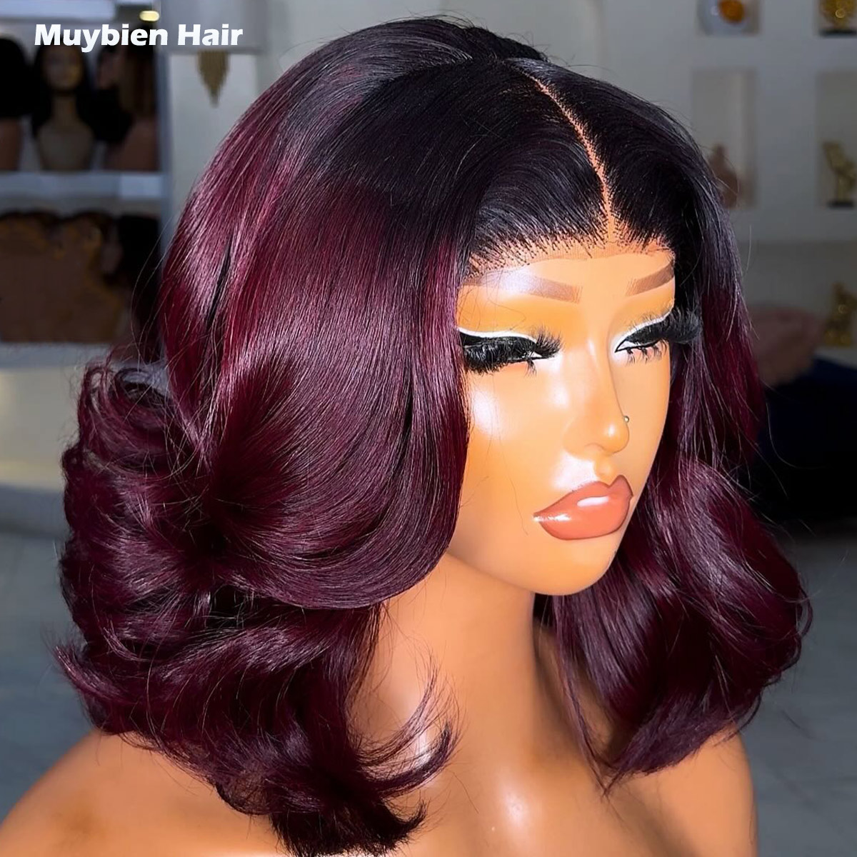 Glueless Wear And Go Human Hair Wig - Peluca Bob sin pegamento Wear and
