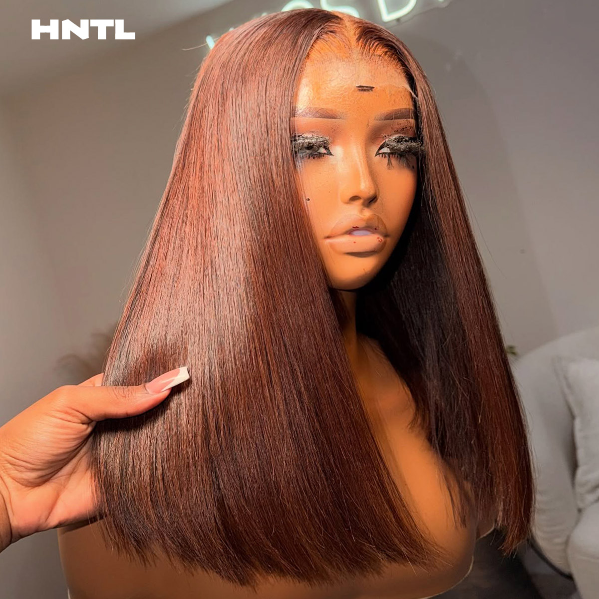 Pre Parted 13X4 Lace Front Bob Wig - Peluca Bob de Cabello Humano Liso
