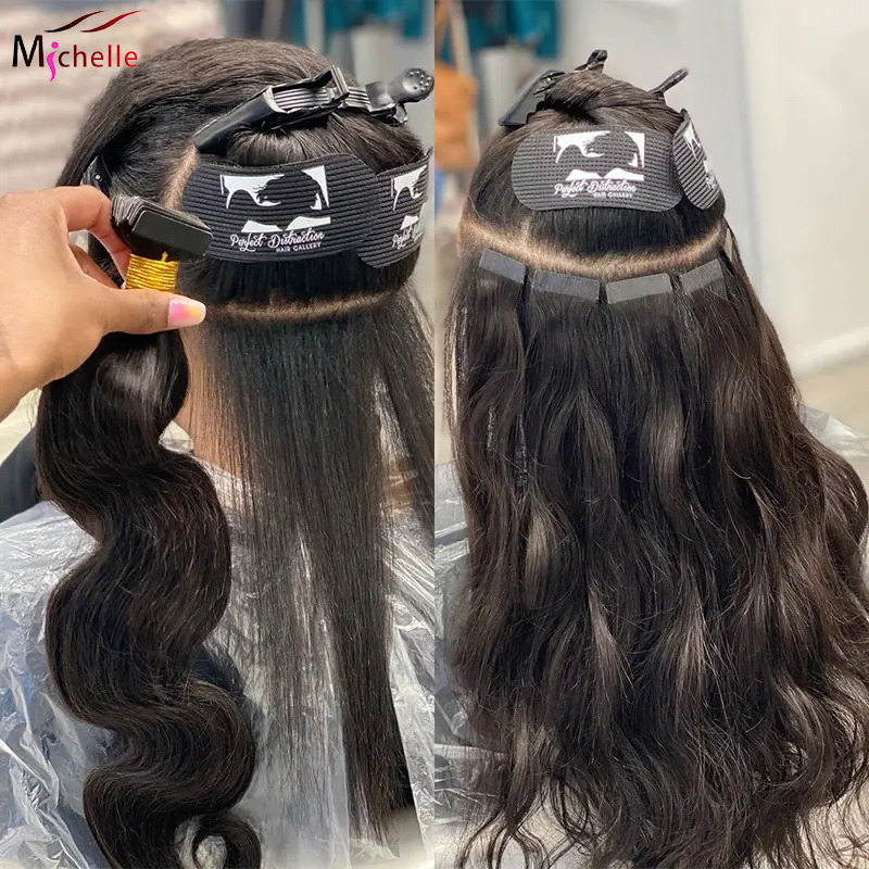 Invisible Tape In Extensions Real Hair - Extensiones de Cabello Humano con Cinta