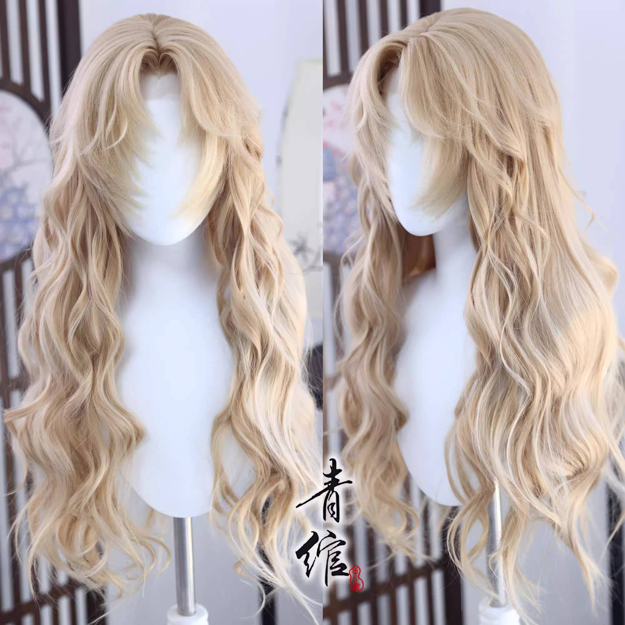 Synthetic Wigs - Peluca con estilo Vermouth Berumotto, Cosplay