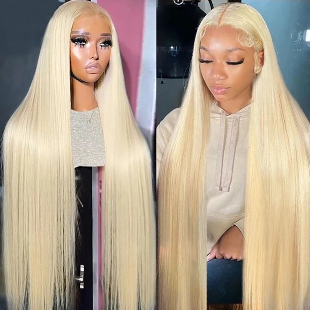 613 Blonde Body Wave Lace Front Wig - Peluca de Cabello Humano Rubio Miel