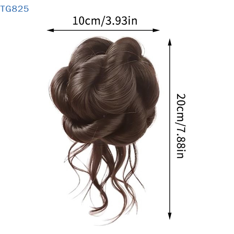 Claw Clip Messy Bun Hair Piece - 【AN】【AN】Nuevo Moño de Pelo Sintético Despeinado