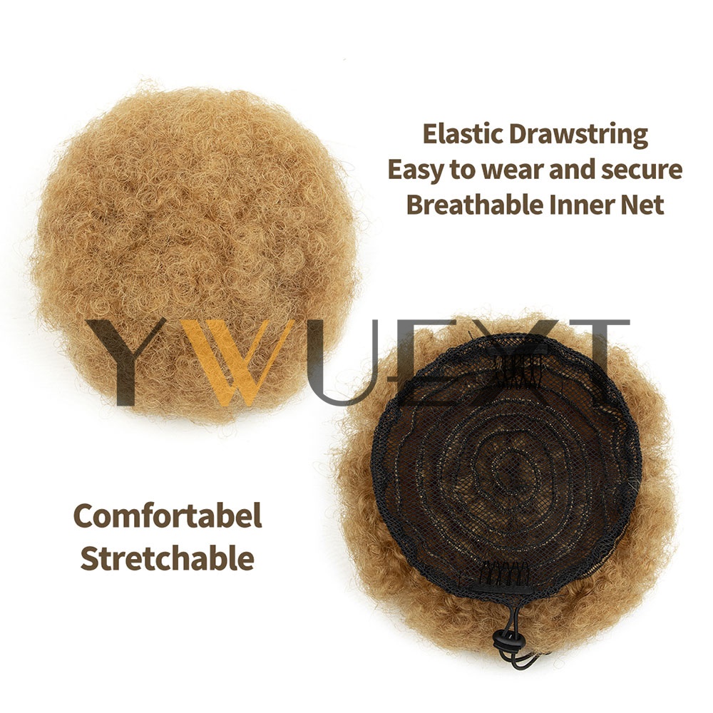 YWUEXT Cola de Caballo Afro Ki - Drawstring Afro Curly Puff Ponytail reseña y precio