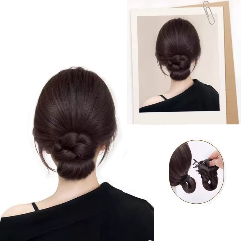 Accesorios para el cabello sin - Claw Clip Messy Bun Hair Piece reseña y precio