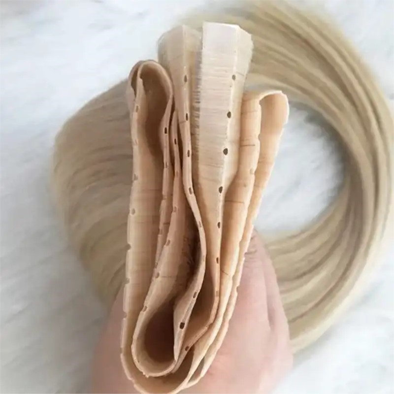 Trama de pelo Invisible de PU  - Invisible Tape In Extensions Real Hair reseña y precio