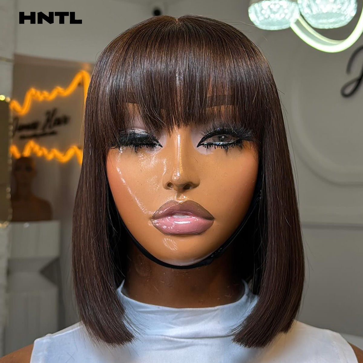 Peluca sin pegamento Wear & Go - Pre Parted 13X4 Lace Front Bob Wig reseña y precio