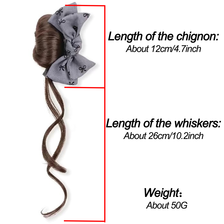 Extensión de moño de pelo sint - Claw Clip Messy Bun Hair Piece reseña y precio
