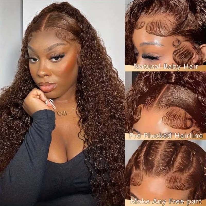 Peluca frontal de encaje trans - Human Hair Wigs reseña y precio