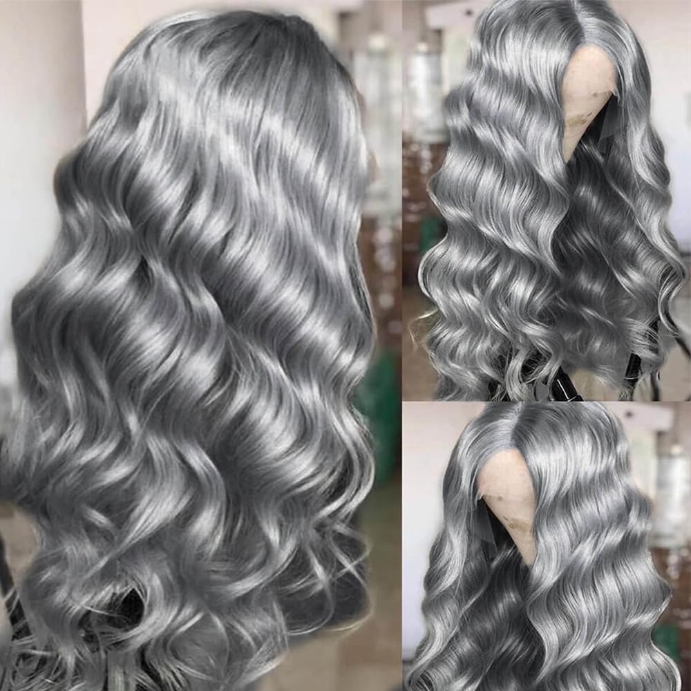Cosplay Body Wave Silver Grey  - 613 Blonde Body Wave Lace Front Wig reseña y precio