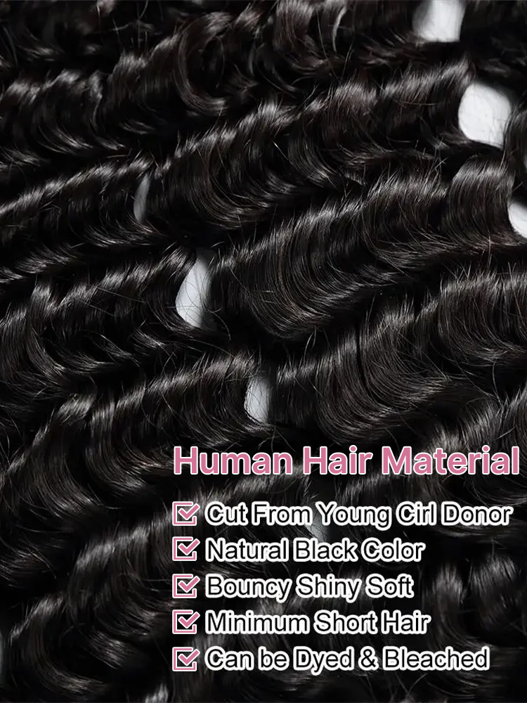 Pelucas de Cabello Humano con  - Water Wave Bulk Human Hair For Braiding reseña y precio