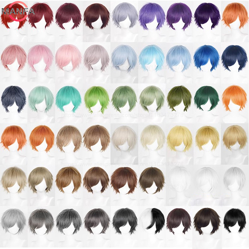 Peluca de Cosplay recta corta  - Synthetic Braided Wigs For Black Women reseña y precio