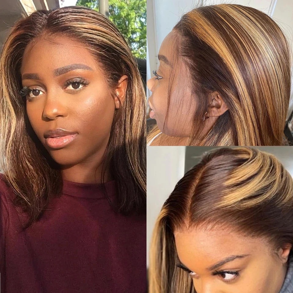 Pelucas Bob Rectas P4/27 con E - Pre Parted 13X4 Lace Front Bob Wig reseña y precio