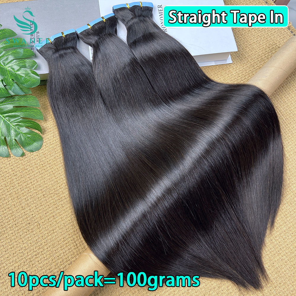 Mini cinta recta en extensione - Invisible Tape In Extensions Real Hair reseña y precio