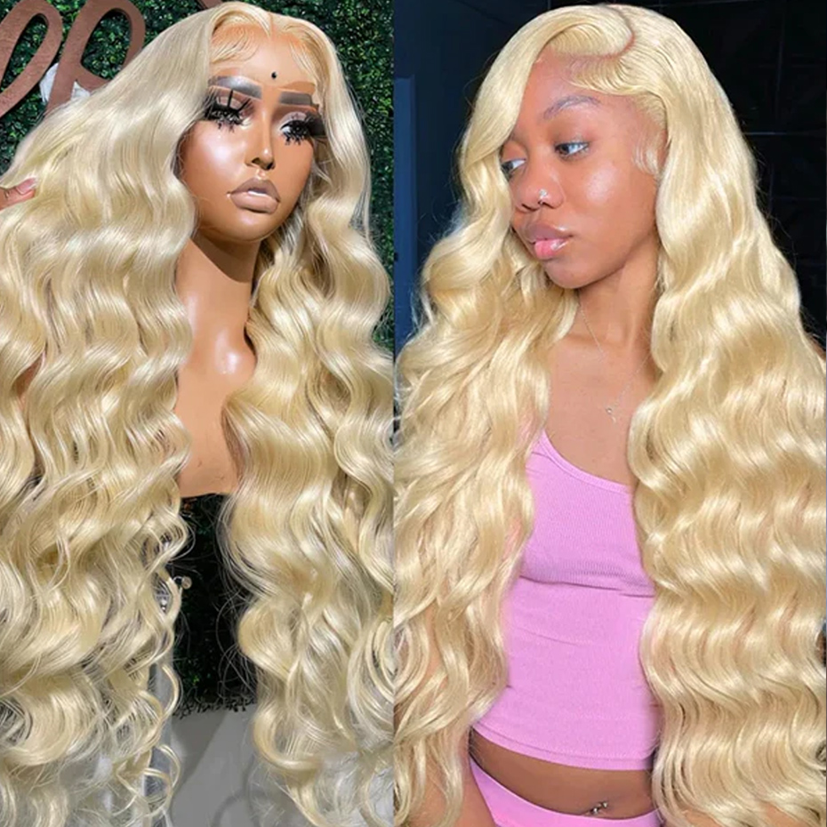 Peluca frontal de encaje HD 13 - 613 Blonde Body Wave Lace Front Wig reseña y precio