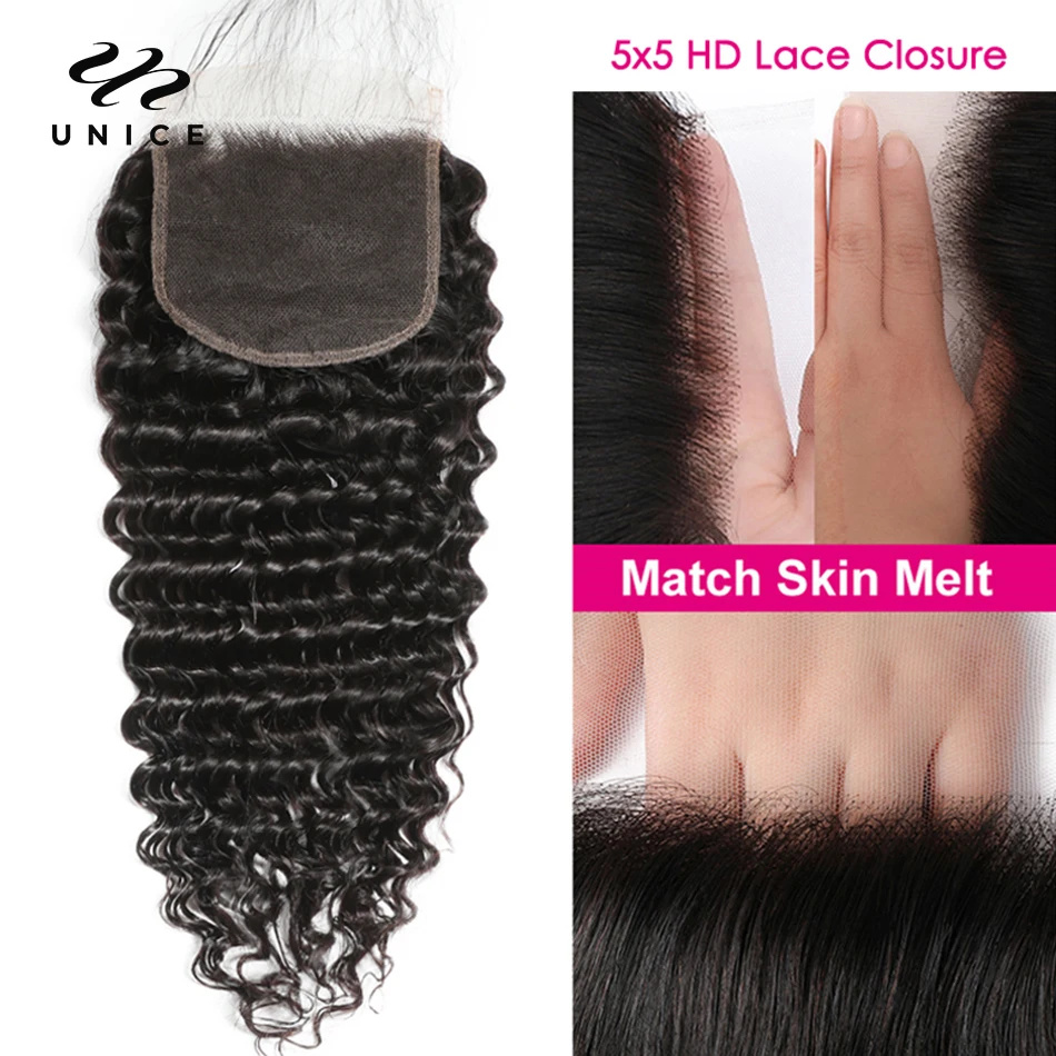 Extensiones de Cabello Humano  - Deep Wave 3 Bundles With Closure reseña y precio