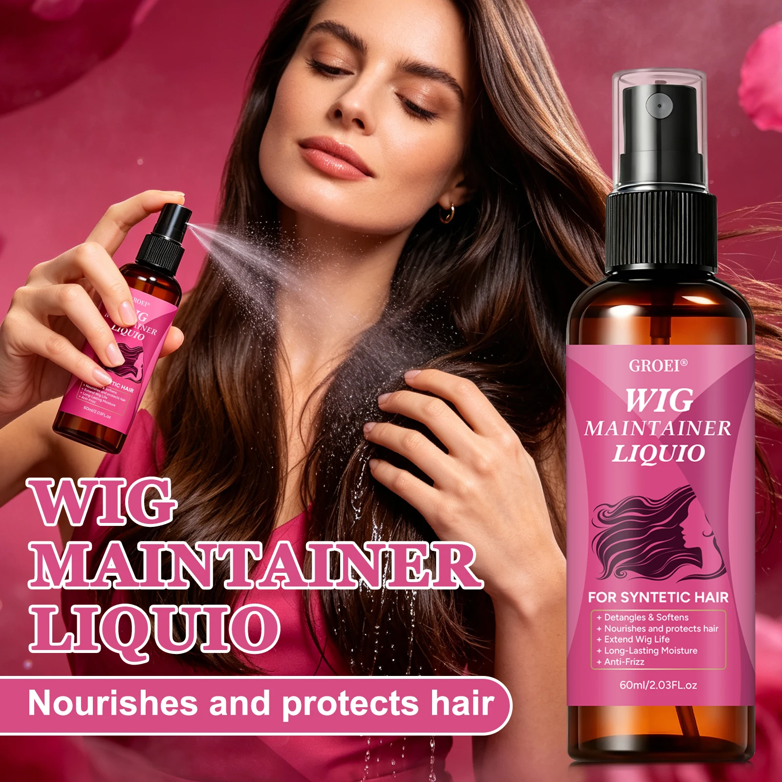 Spray Mantenedor de Pelucas An - Synthetic Wigs reseña y precio