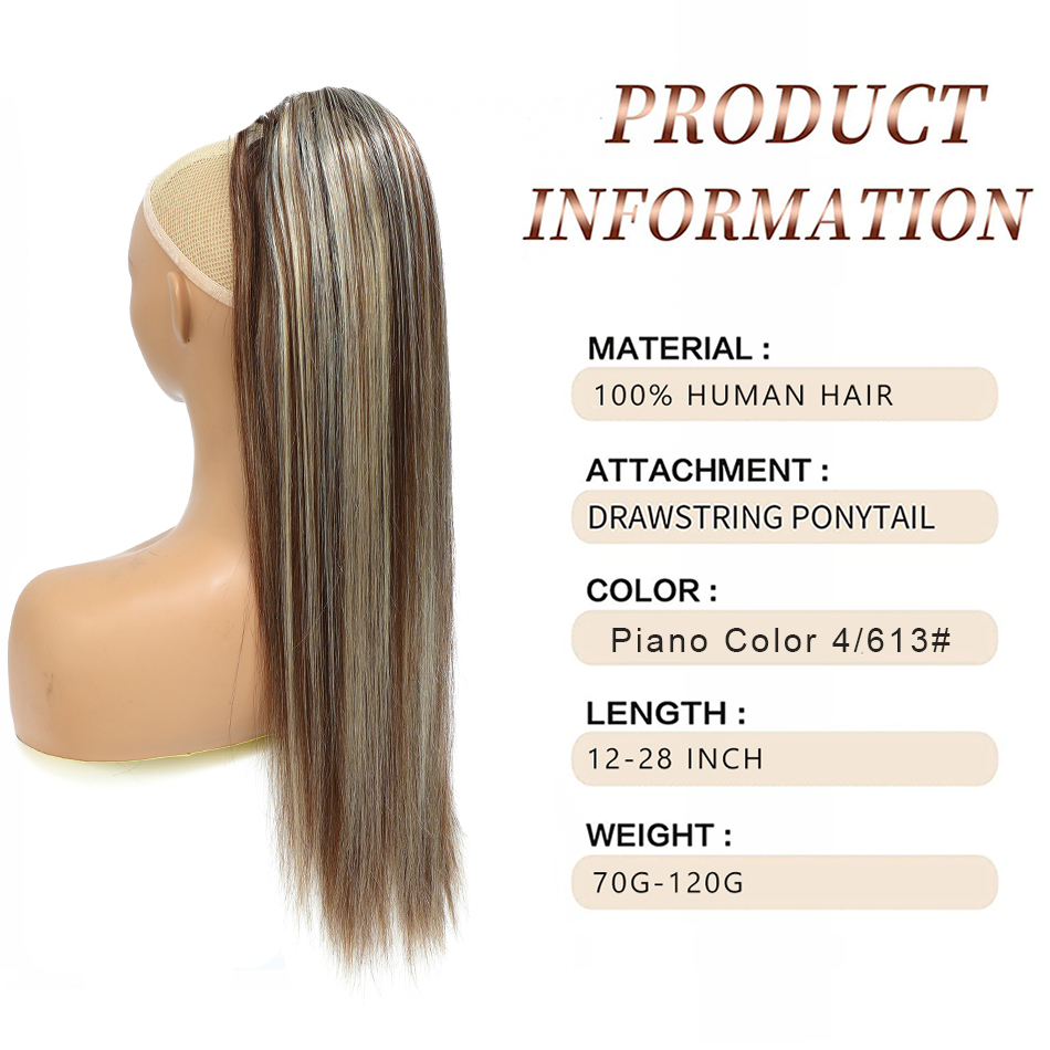 SOVO, cola de caballo con cord - Seamless Clip In Hair Extensions Human Hair reseña y precio