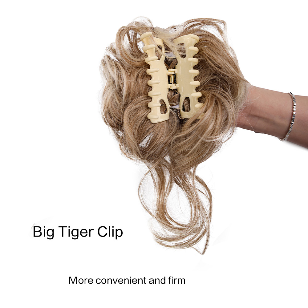 Extensiones de cabello sintéti - Claw Clip Messy Bun Hair Piece reseña y precio