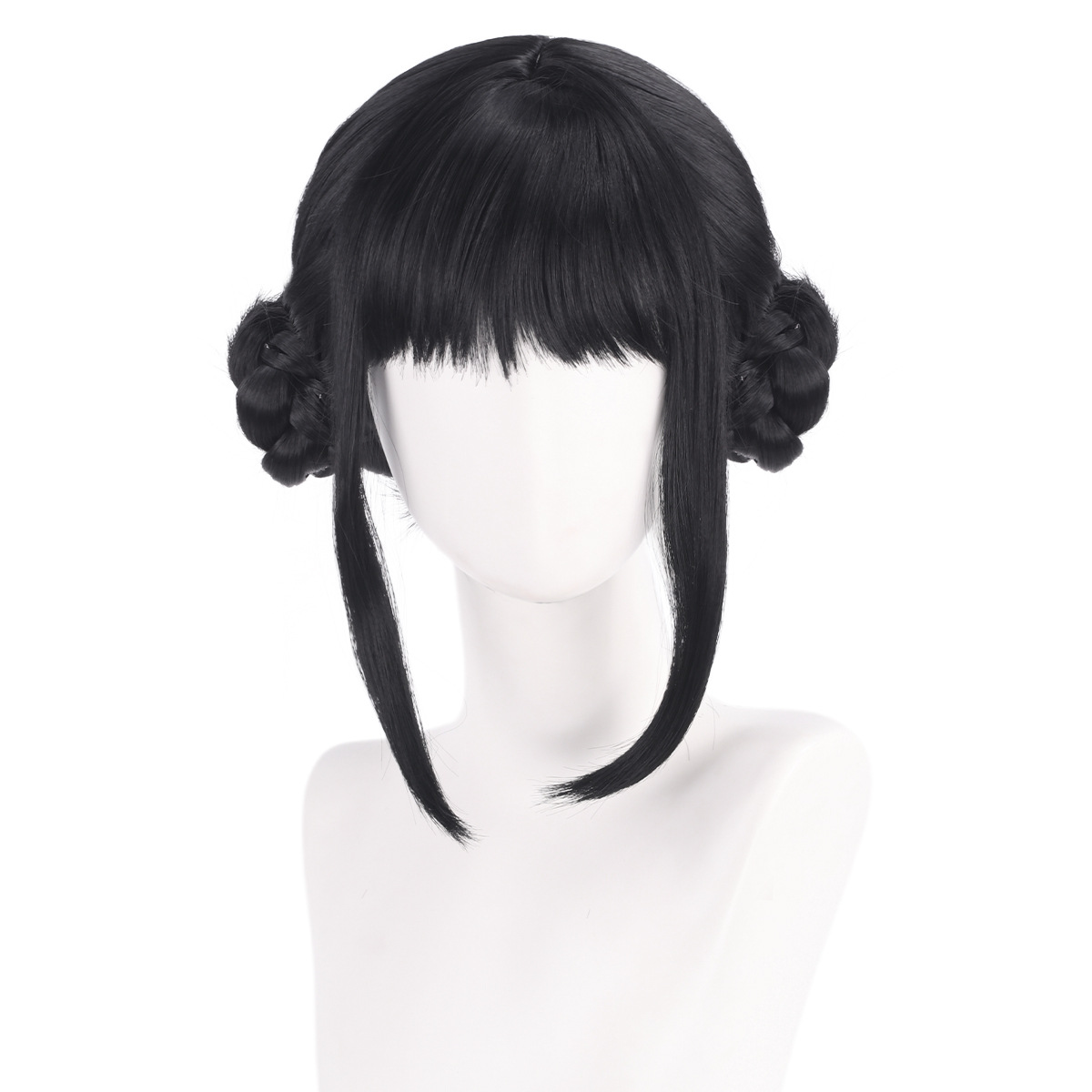 Zoey-Peluca de Cosplay de 33cm - Synthetic Braided Wigs For Black Women reseña y precio