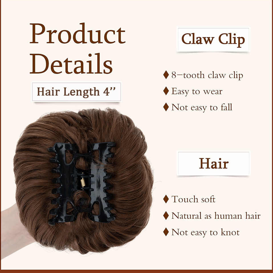 Benehair-moño de pelo desorden - Claw Clip Messy Bun Hair Piece reseña y precio