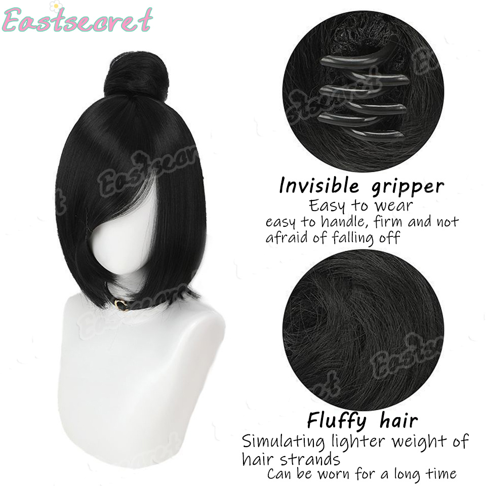 Moños sintéticos rizados para  - Claw Clip Messy Bun Hair Piece reseña y precio