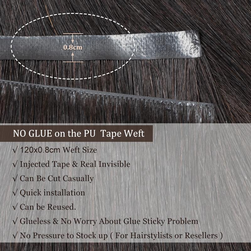 Extensiones de cabello humano  - Invisible Tape In Extensions Real Hair reseña y precio