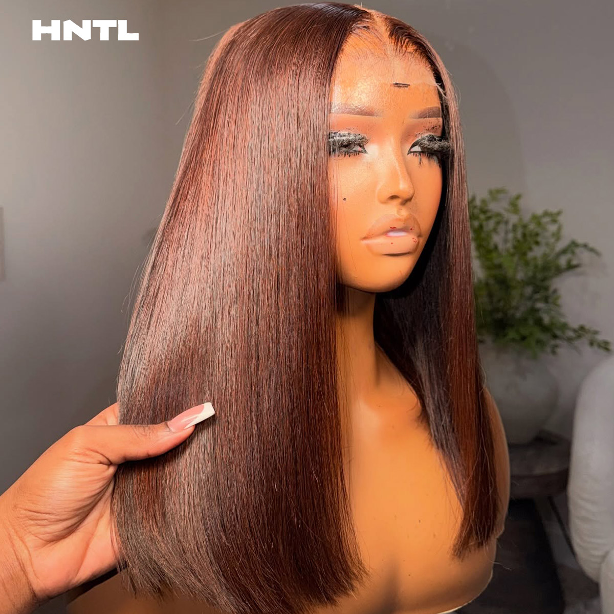 Peluca Bob de Cabello Humano L - Pre Parted 13X4 Lace Front Bob Wig reseña y precio