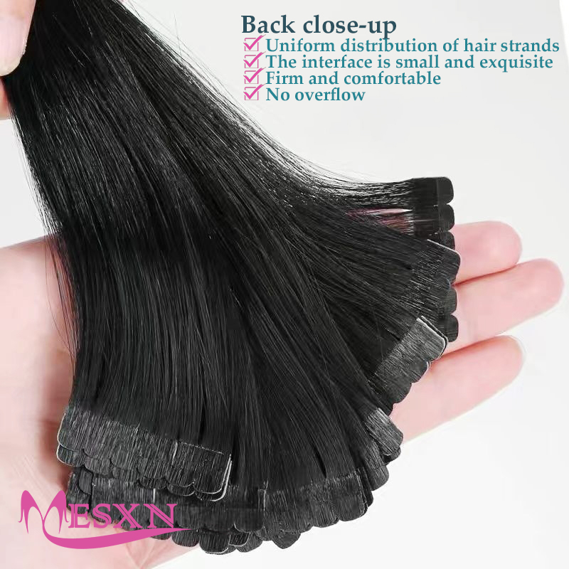Extensiones de cabello humano  - Invisible Tape In Extensions Real Hair reseña y precio