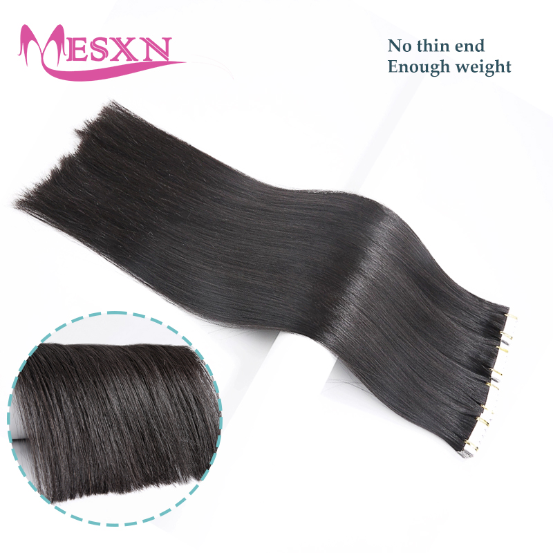 Extensiones de cabello humano  - Invisible Tape In Extensions Real Hair reseña y precio