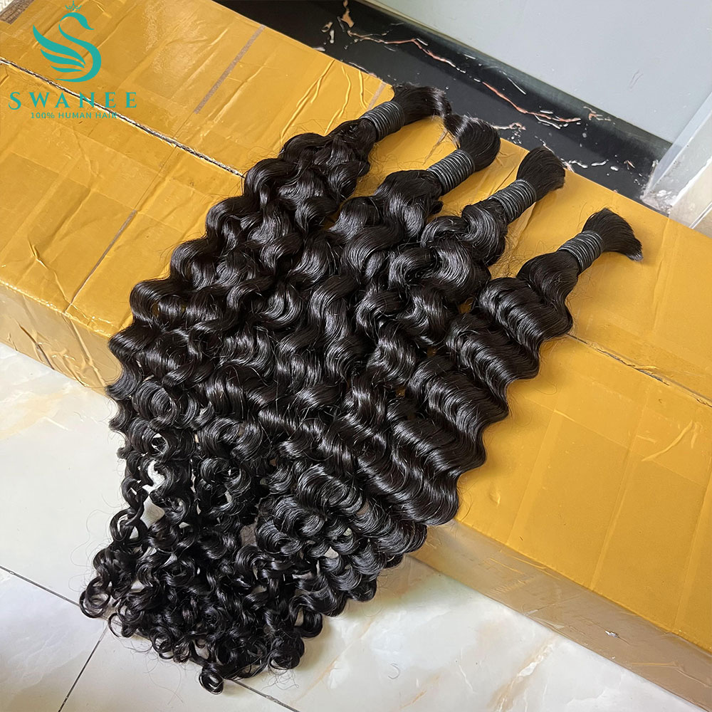Cabello Humano 100% Natural en - Water Wave Bulk Human Hair For Braiding reseña y precio
