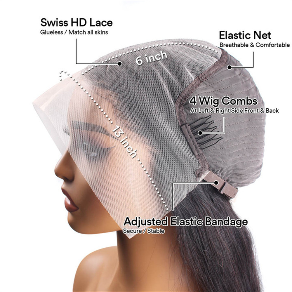 36 pulgadas de onda profunda P - Lace Front Wigs reseña y precio