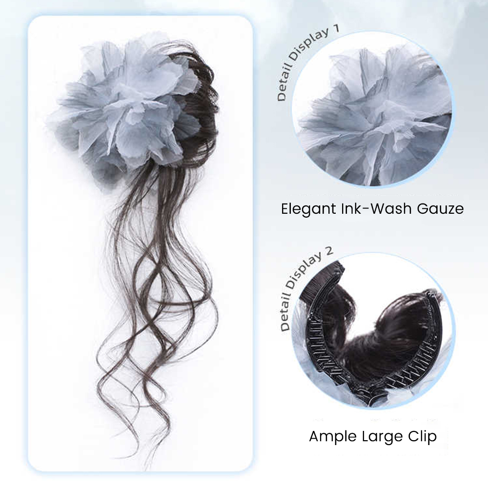 Postizo de Cabello Sintético C - Claw Clip Messy Bun Hair Piece reseña y precio