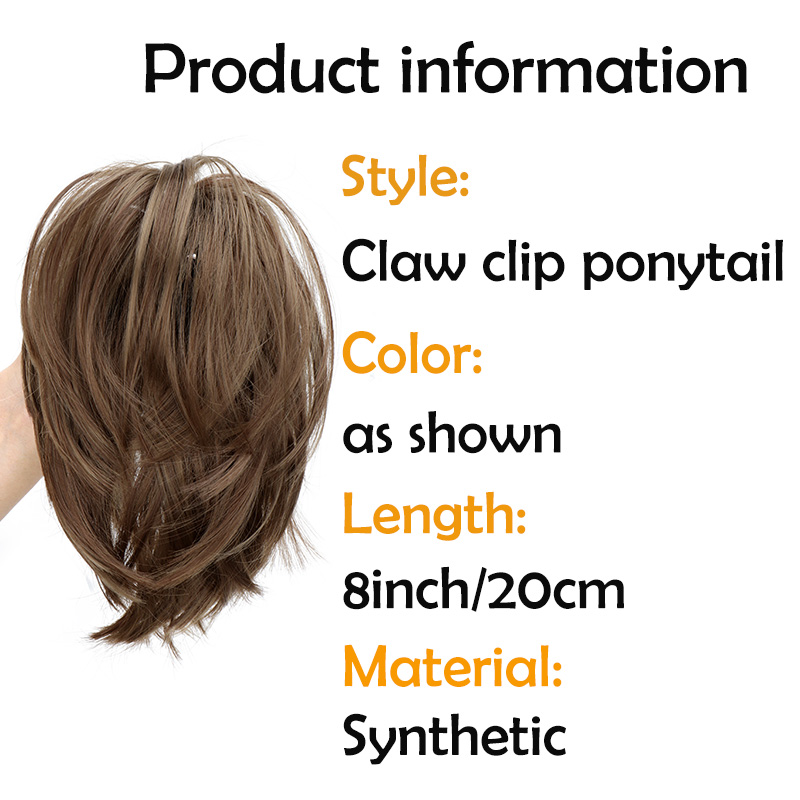 WIGSIN, moño sintético desorde - Claw Clip Messy Bun Hair Piece reseña y precio