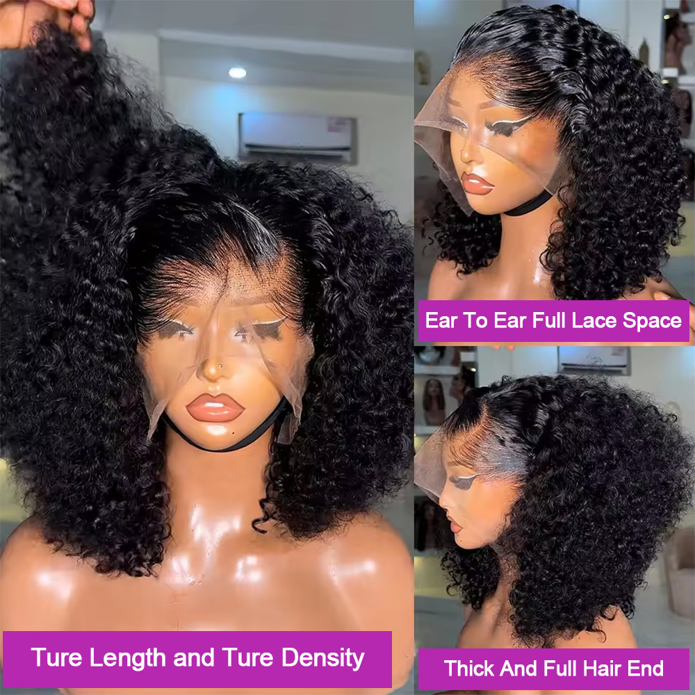 Pelucas de cabello humano pre- - Pre Parted 13X4 Lace Front Bob Wig reseña y precio