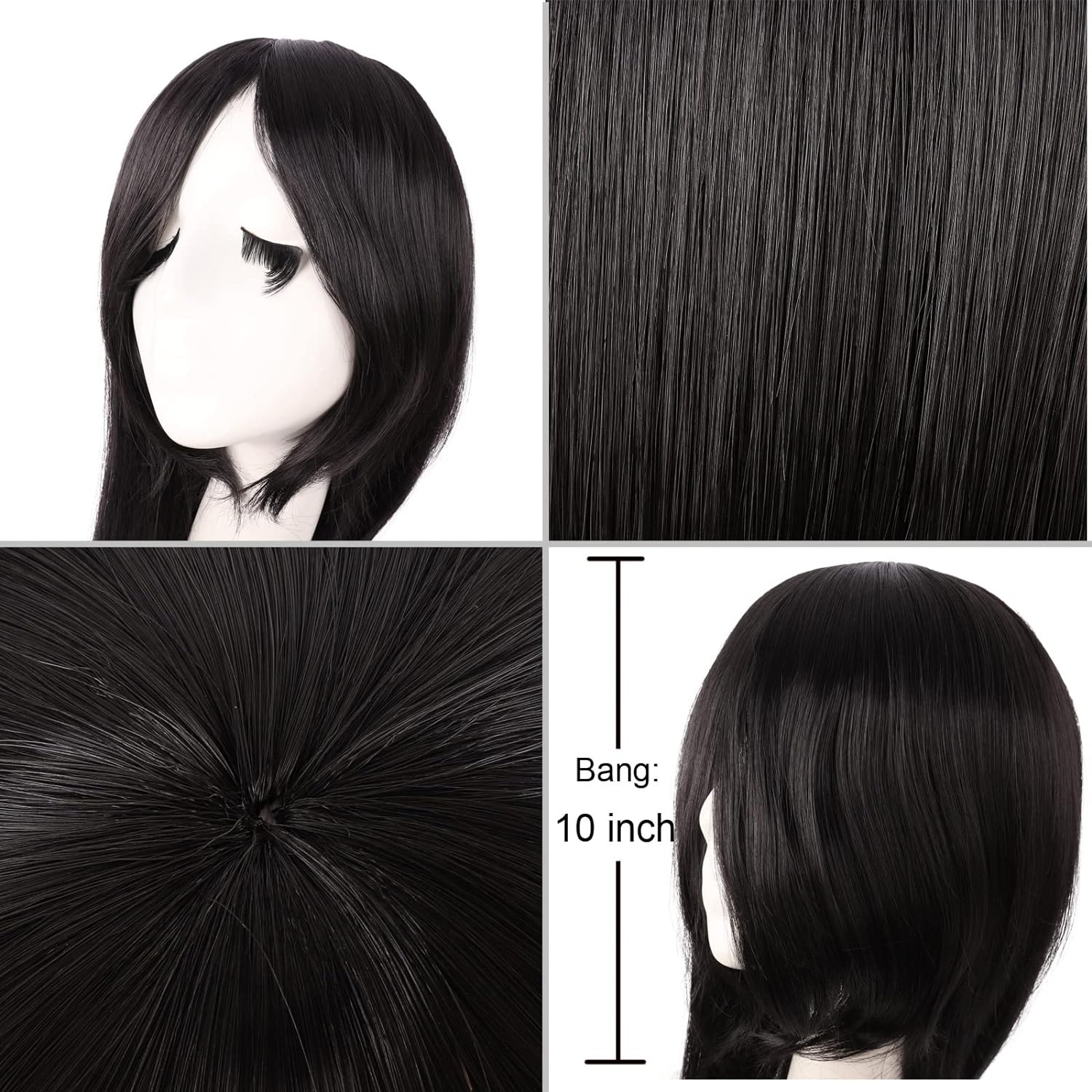 Peluca de Cosplay recta de 40  - Synthetic Braided Wigs For Black Women reseña y precio