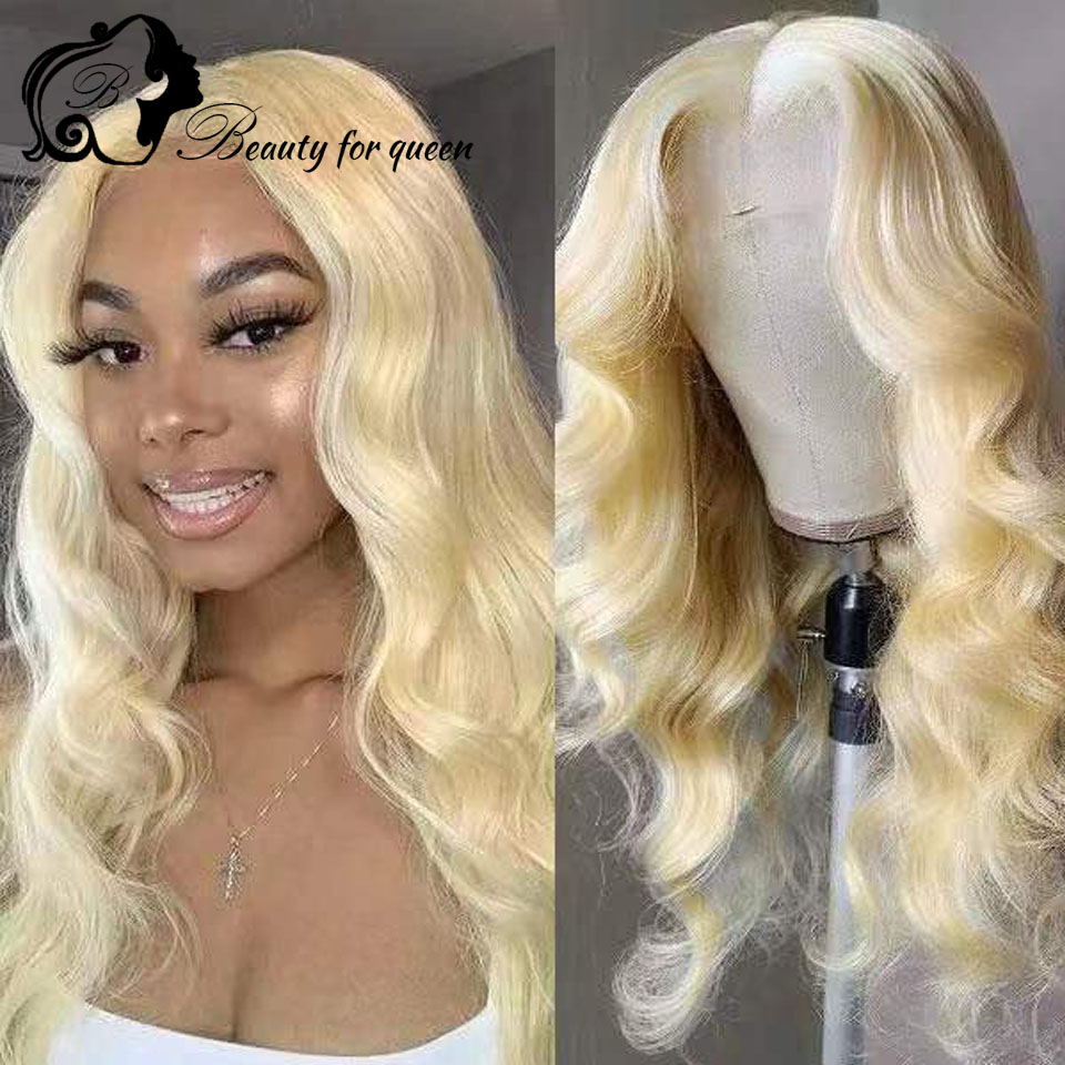 Peluca de Cabello Humano Brasi - 613 Blonde Body Wave Lace Front Wig reseña y precio