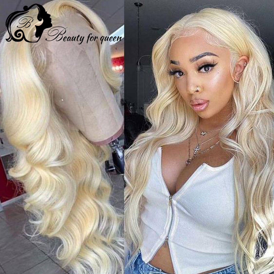 Peluca de Cabello Humano Brasi - 613 Blonde Body Wave Lace Front Wig reseña y precio