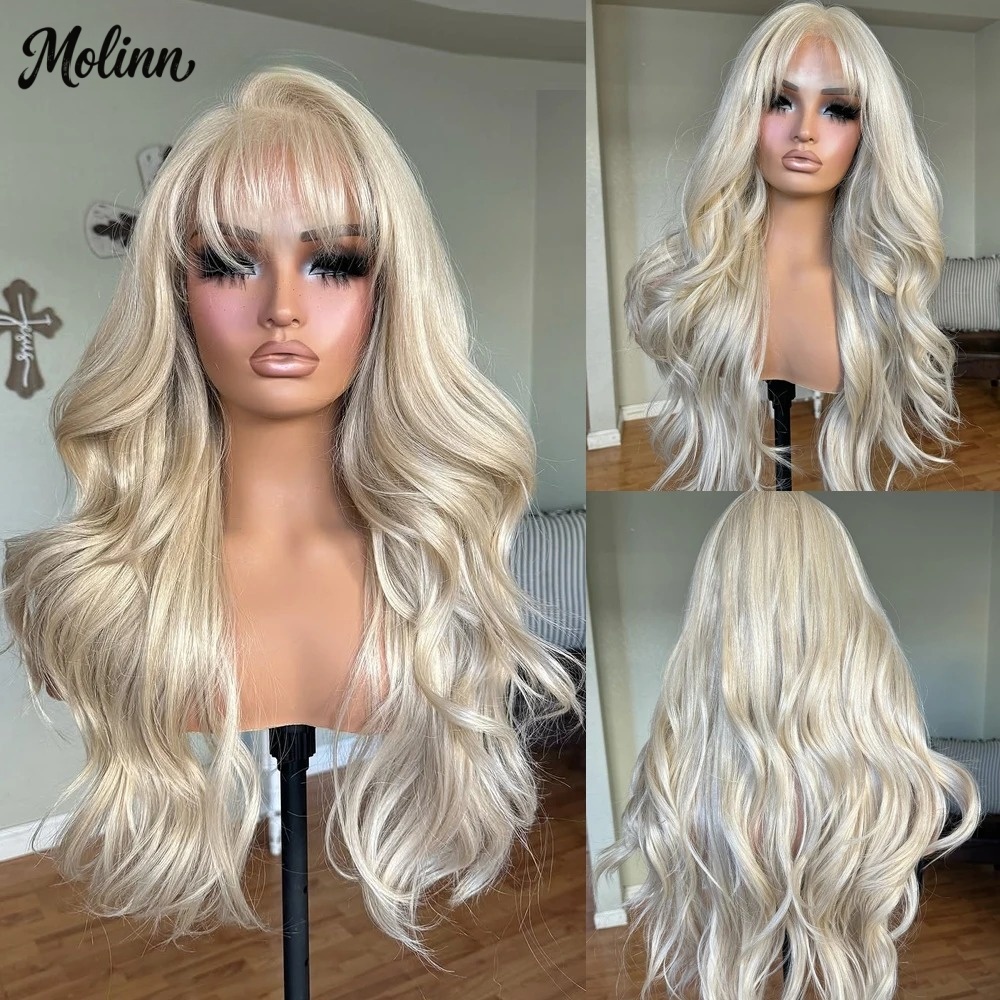 Peluca de encaje frontal 13x4  - 613 Blonde Body Wave Lace Front Wig reseña y precio