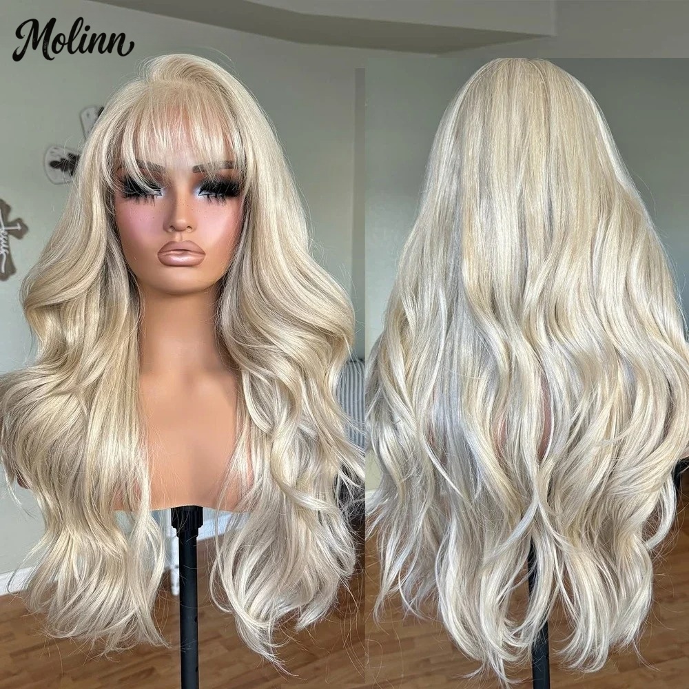 Peluca de encaje frontal 13x4  - 613 Blonde Body Wave Lace Front Wig reseña y precio