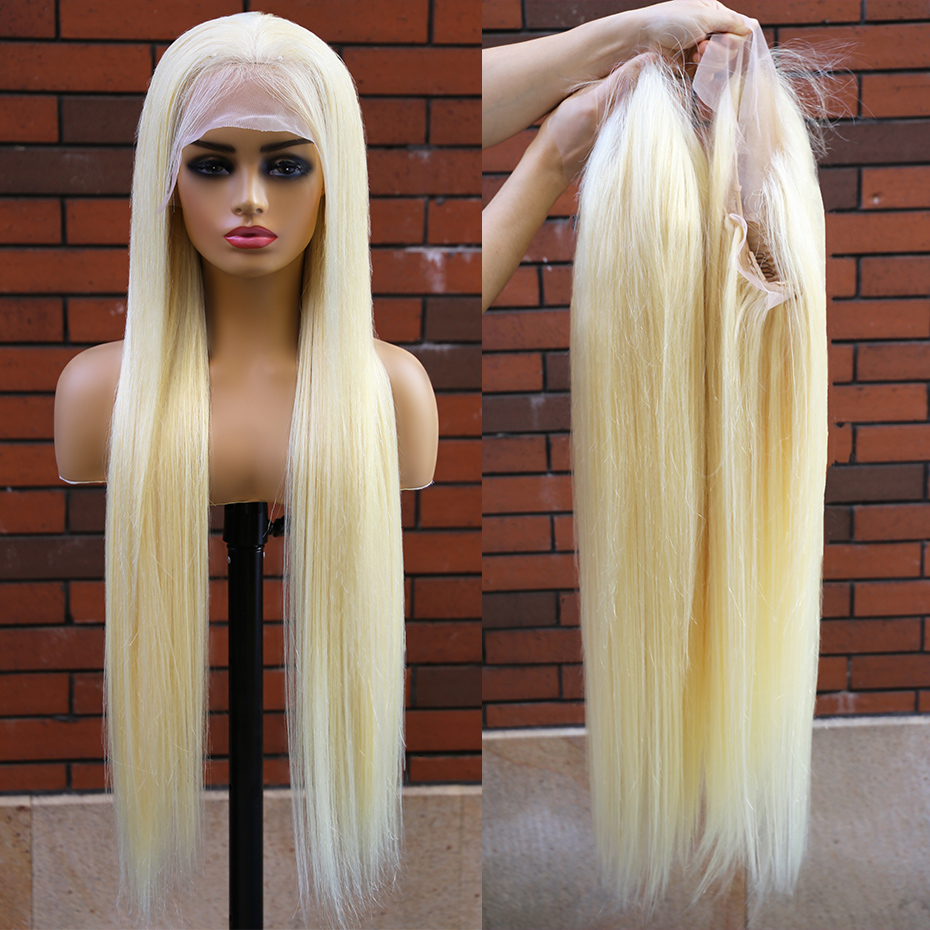 Peluca de Cabello Humano Rubio - 613 Blonde Body Wave Lace Front Wig reseña y precio