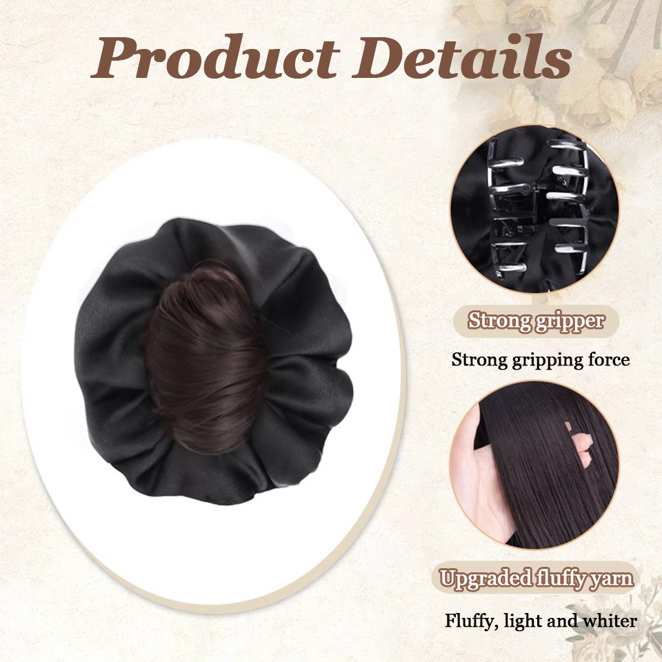 AOSI moño sintético desordenad - Claw Clip Messy Bun Hair Piece reseña y precio