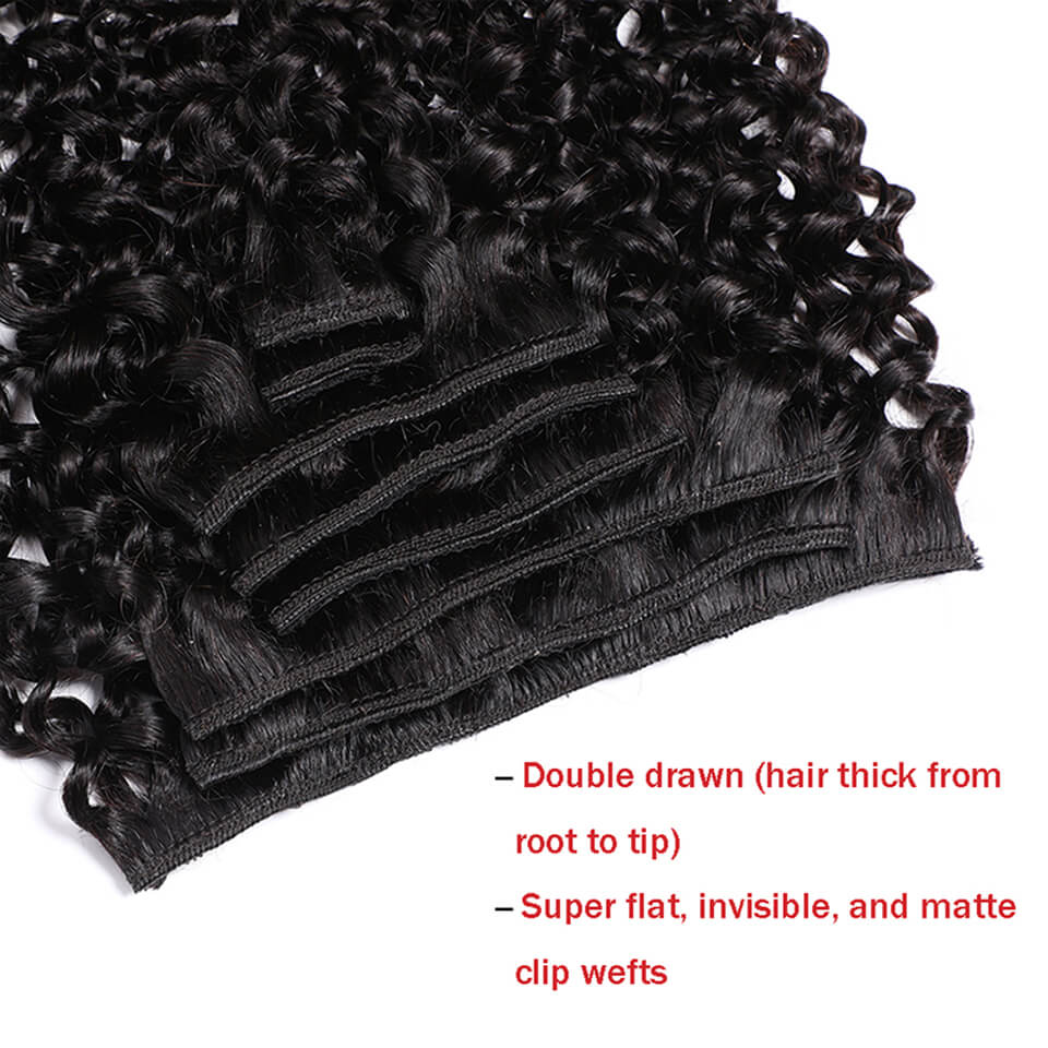 Extensiones de cabello humano  - Seamless Clip In Hair Extensions Human Hair reseña y precio