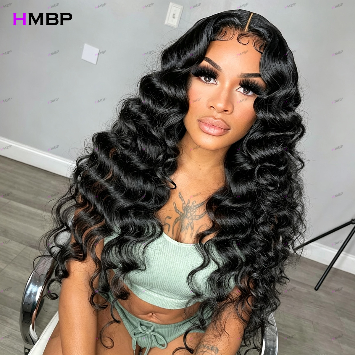Peluca sin pegamento con línea - Hd Lace Frontal Wig Human Hair Pre Plucked reseña y precio