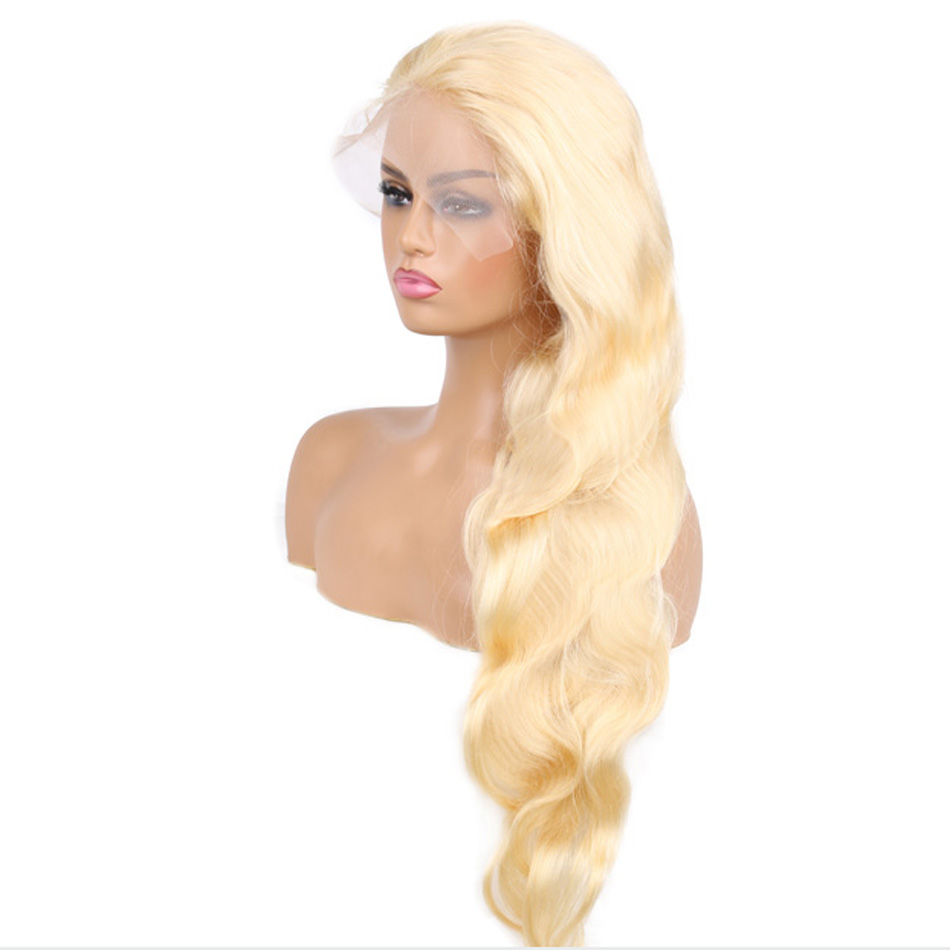 Peluca frontal de encaje trans - 613 Blonde Body Wave Lace Front Wig reseña y precio