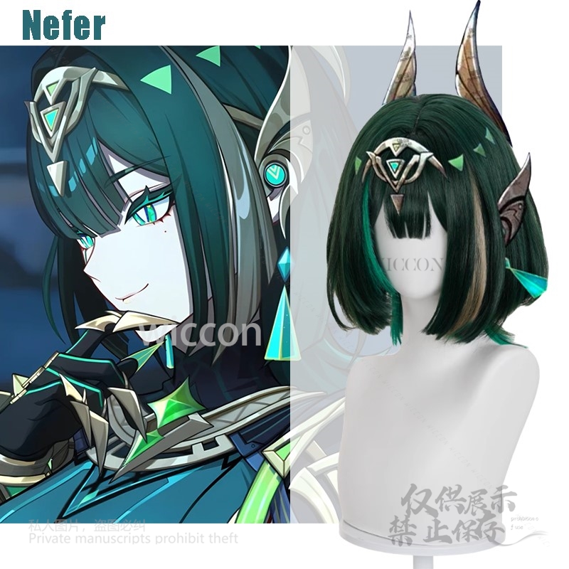 Juego de Anime Genshin Impact  - Synthetic Wigs reseña y precio
