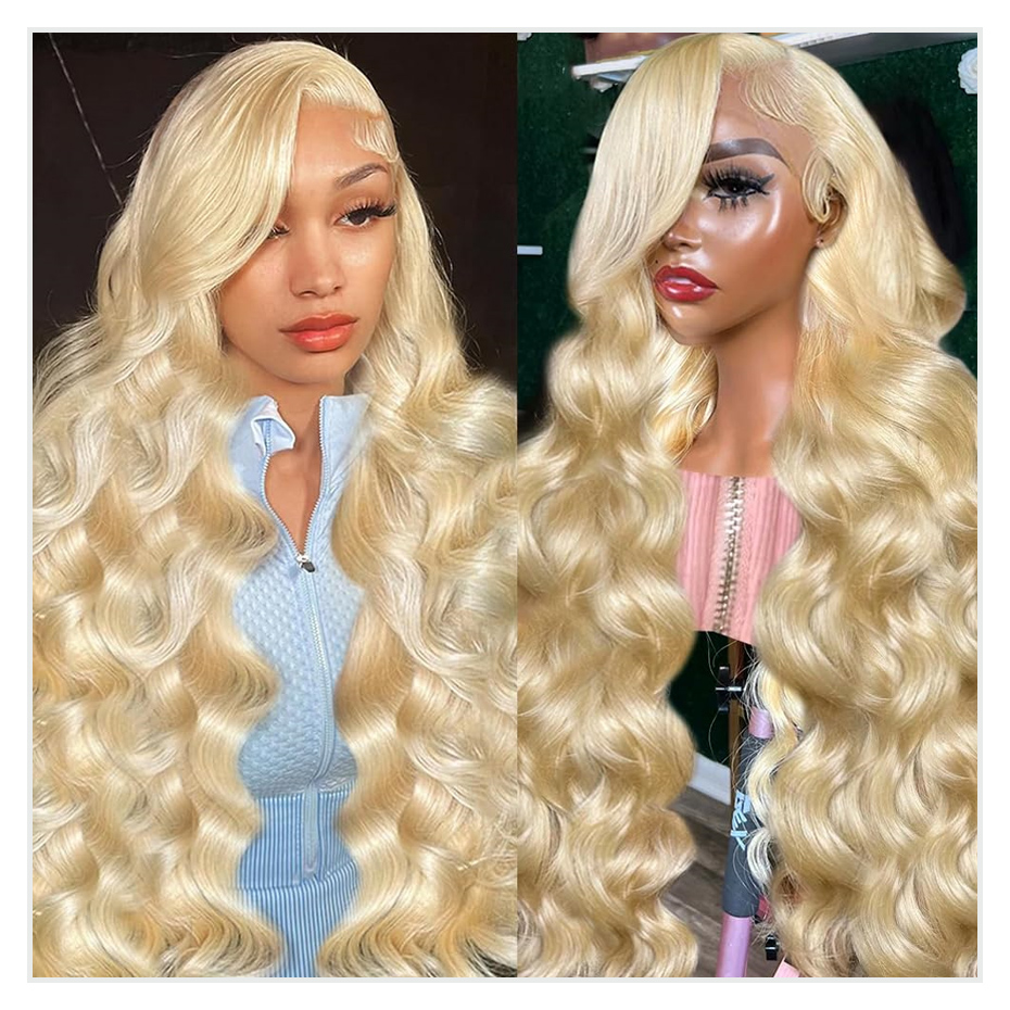 Peluca de cabello humano con e - 613 Blonde Body Wave Lace Front Wig reseña y precio